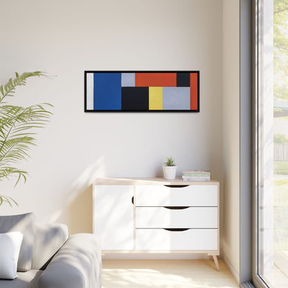 Composition XX 1920 by Theo van Doesburg  / Toile encadrée sur caisse américaine