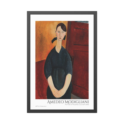 Portrait of Paulette Jourdain (1919)  by Amedeo Modigliani  / Affiche Encadrée série ART's Collection