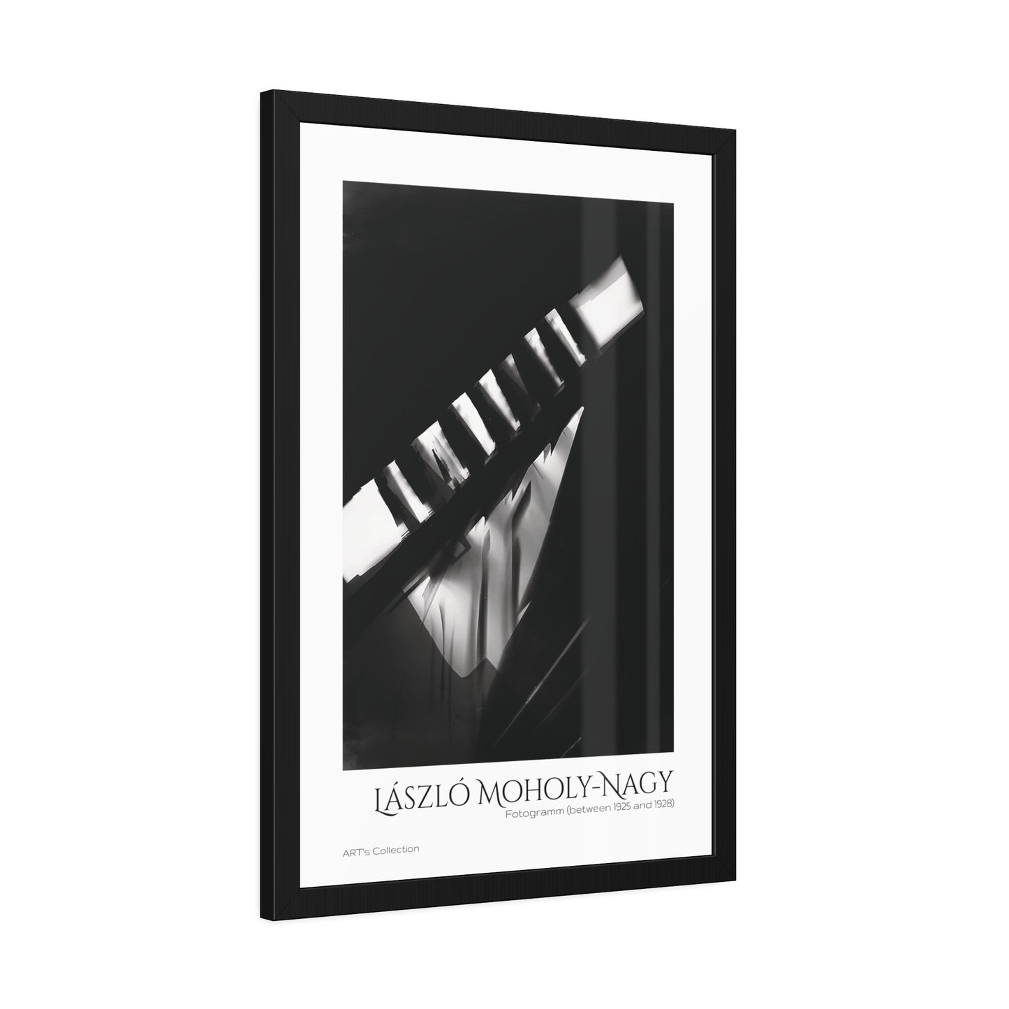 Fotogramm (between 1925 and 1928) by László Moholy-Nagy  / Affiche Encadrée série ART's Collection
