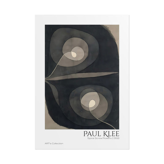 Spiral Screw Flowers I (1932)  by Paul Klee / Affiche imprimée - Série ART's Collection