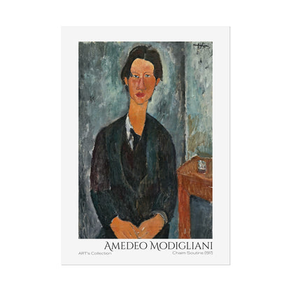 Chaim Soutine (1917) by Amedeo Modigliani / Affiche imprimée - Série ART's Collection