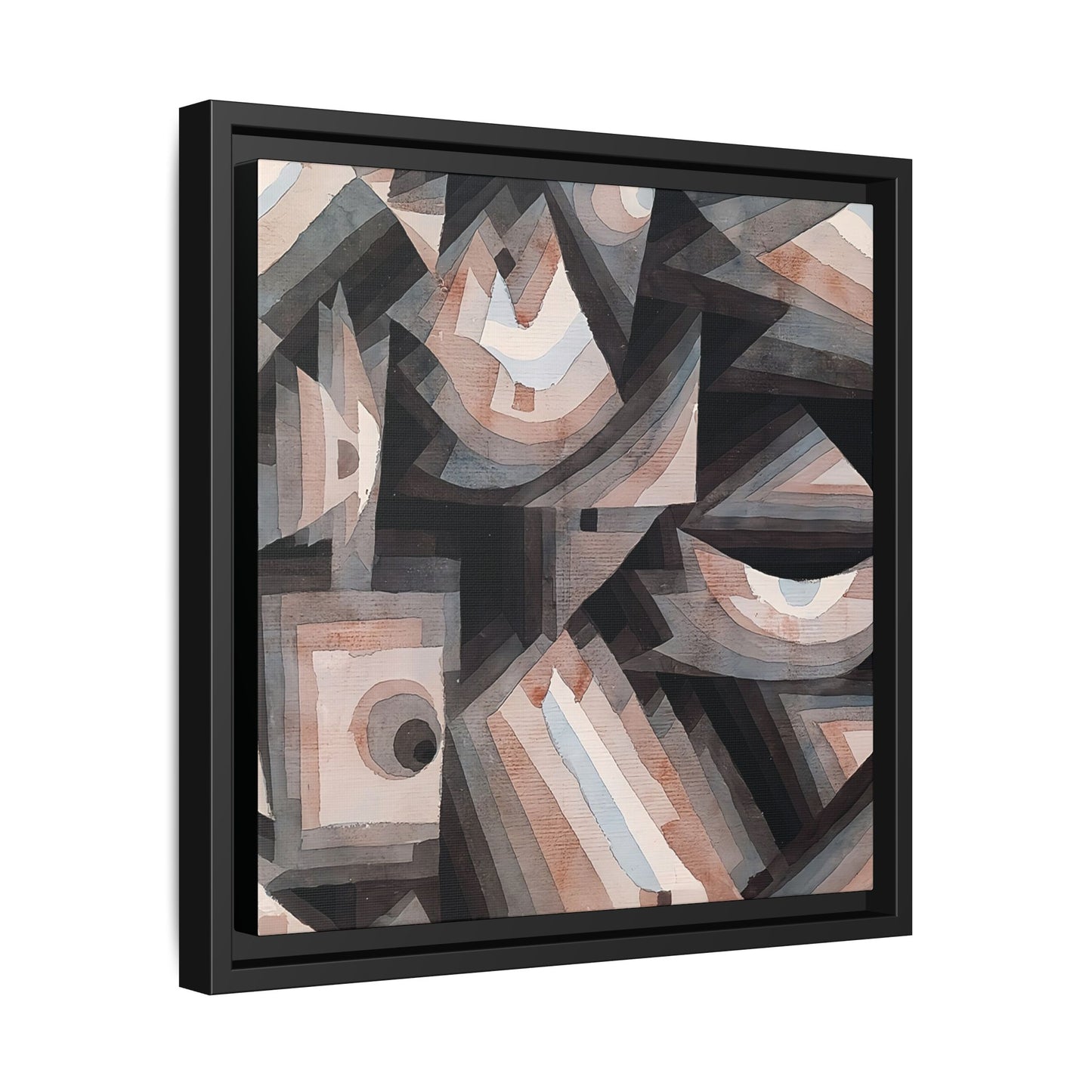 Crystal gradation (1922) by Paul Klee / Toile encadrée sur caisse américaine