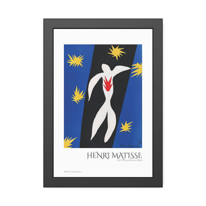 La Chute d'Icare (1943) by Henri Matisse / Affiche Encadrée série ART's Collection