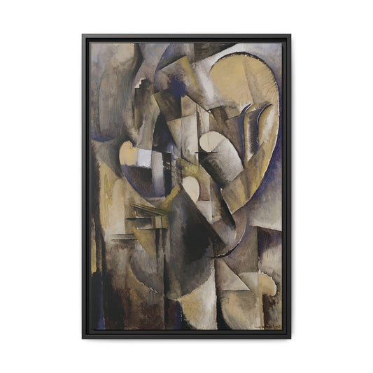 Interior with Music (1915) by Max Weber  / Toile encadrée sur caisse américaine