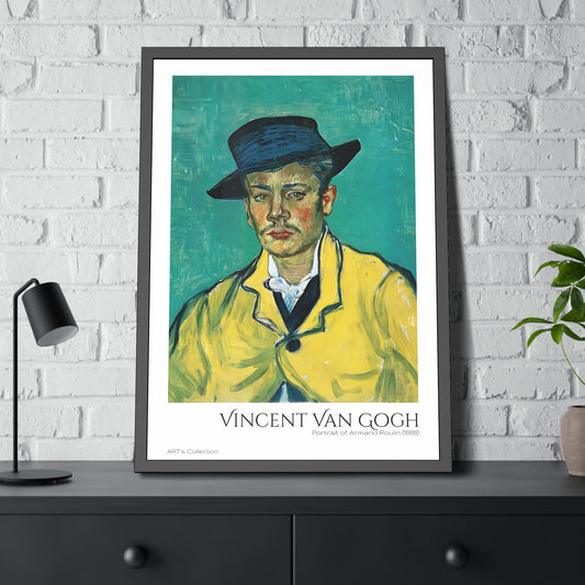 Portrait of Armand Roulin (1888)  by Vincent Van Gogh / Affiche Encadrée série ART's Collection