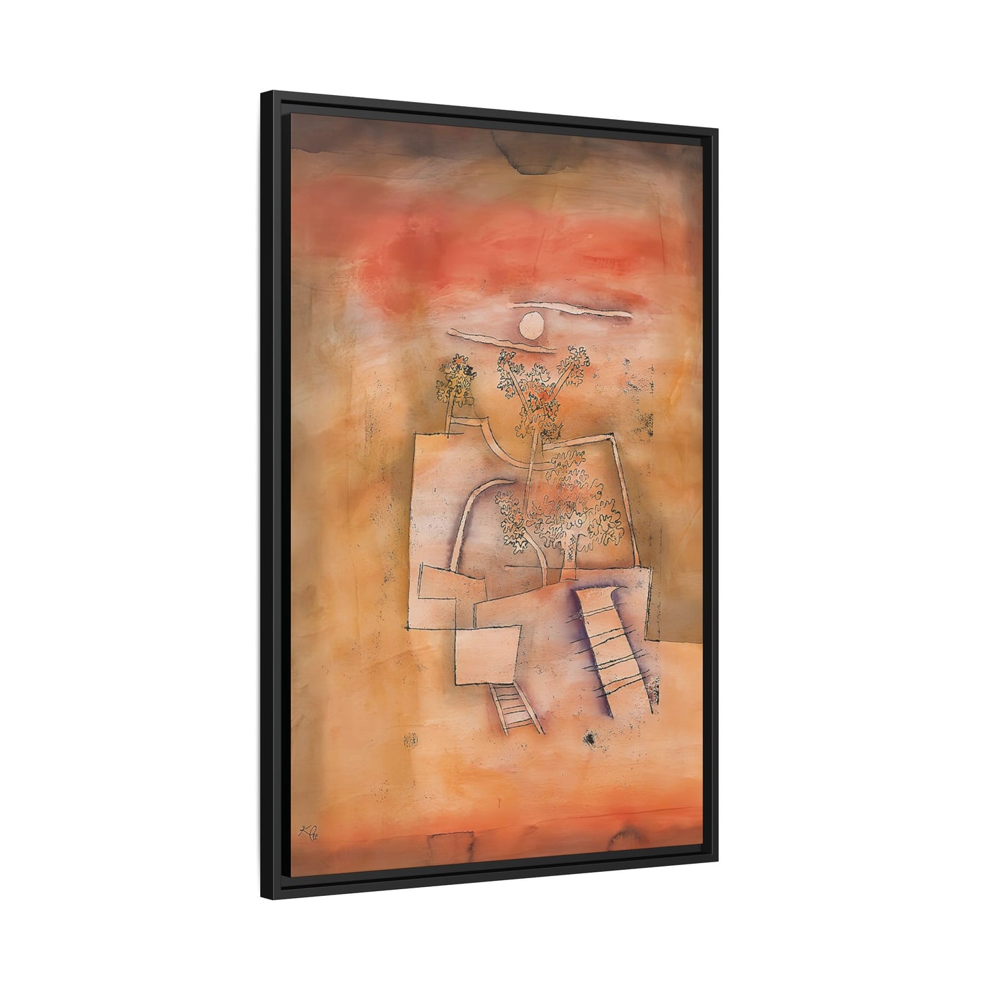 Tree Culture (1924) by Paul Klee / Toile encadrée sur caisse américaine