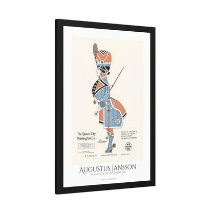 Queen City Ink, Ad. 24 (1890-1913) by Augustus Jansson  / Affiche Encadrée série ART's Collection