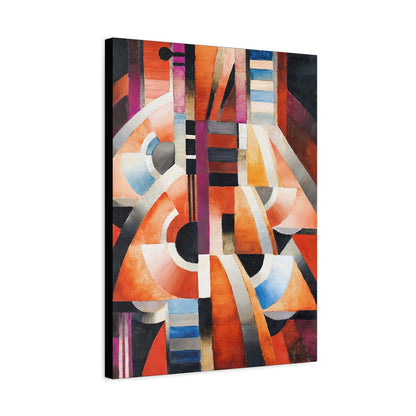 Balalaika (Ca. 1916) by Thorvald Hellesen / Reproduction Fine Art sur Toile /  Epaisseur 3.2 cm - 1.25 inch