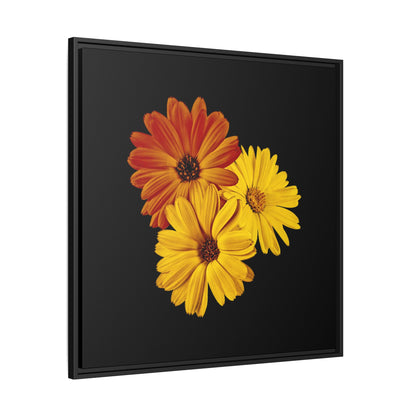 Collection Signature "FLORAL Numéro 4" sur Toile encadrée avec caisse américaine