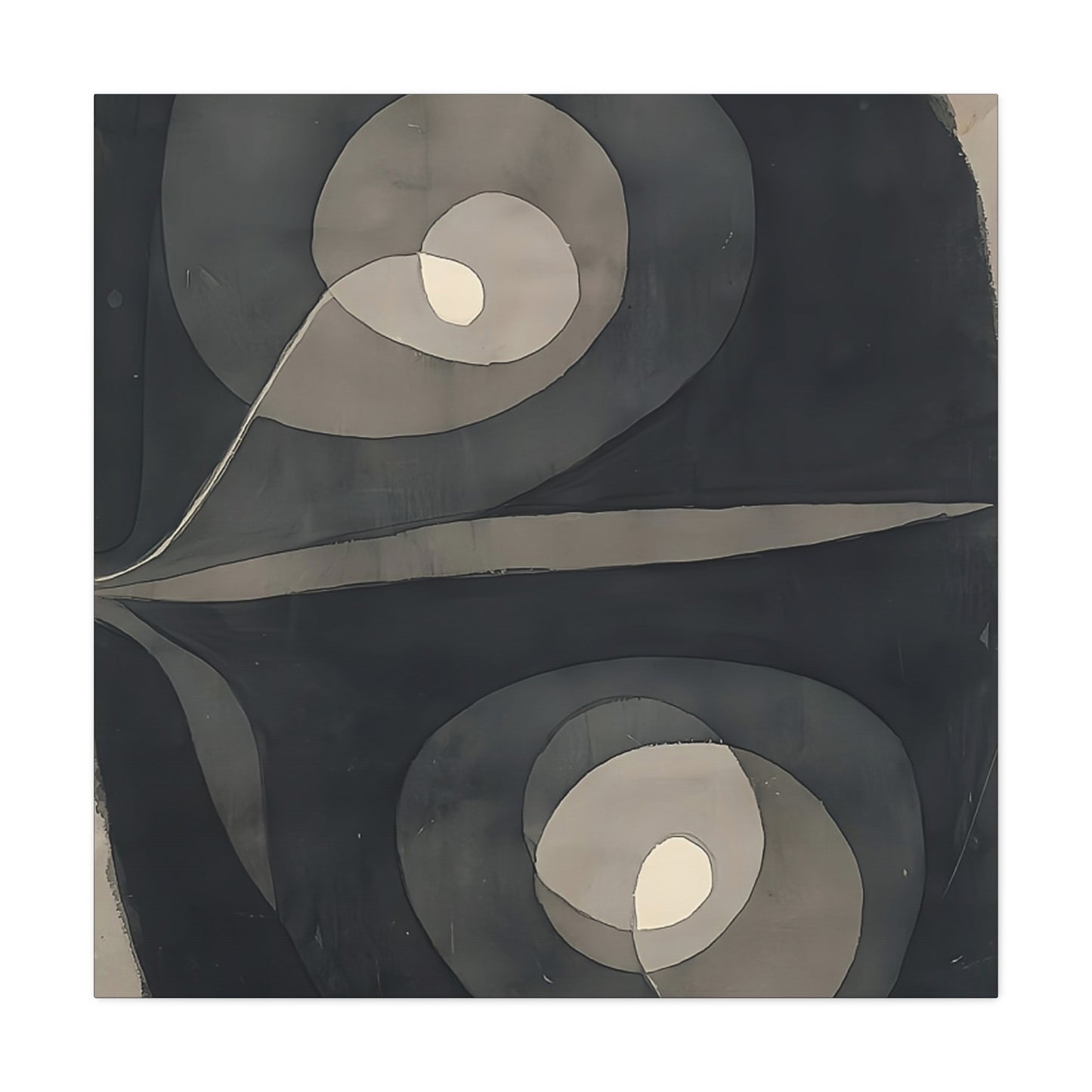 Spiral Screw Flowers I (1932)  by Paul Klee  / Reproduction Fine Art sur Toile / Epaisseur 3.2 cm - 1.25 inch