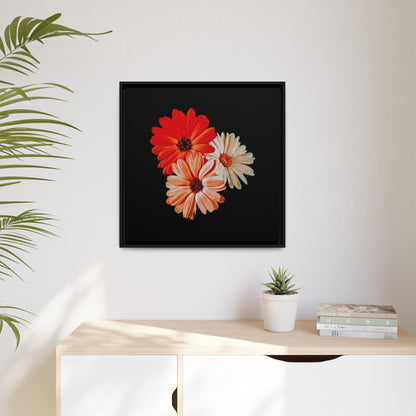 Collection Signature "FLORAL Numéro 7" sur Toile encadrée avec caisse américaine
