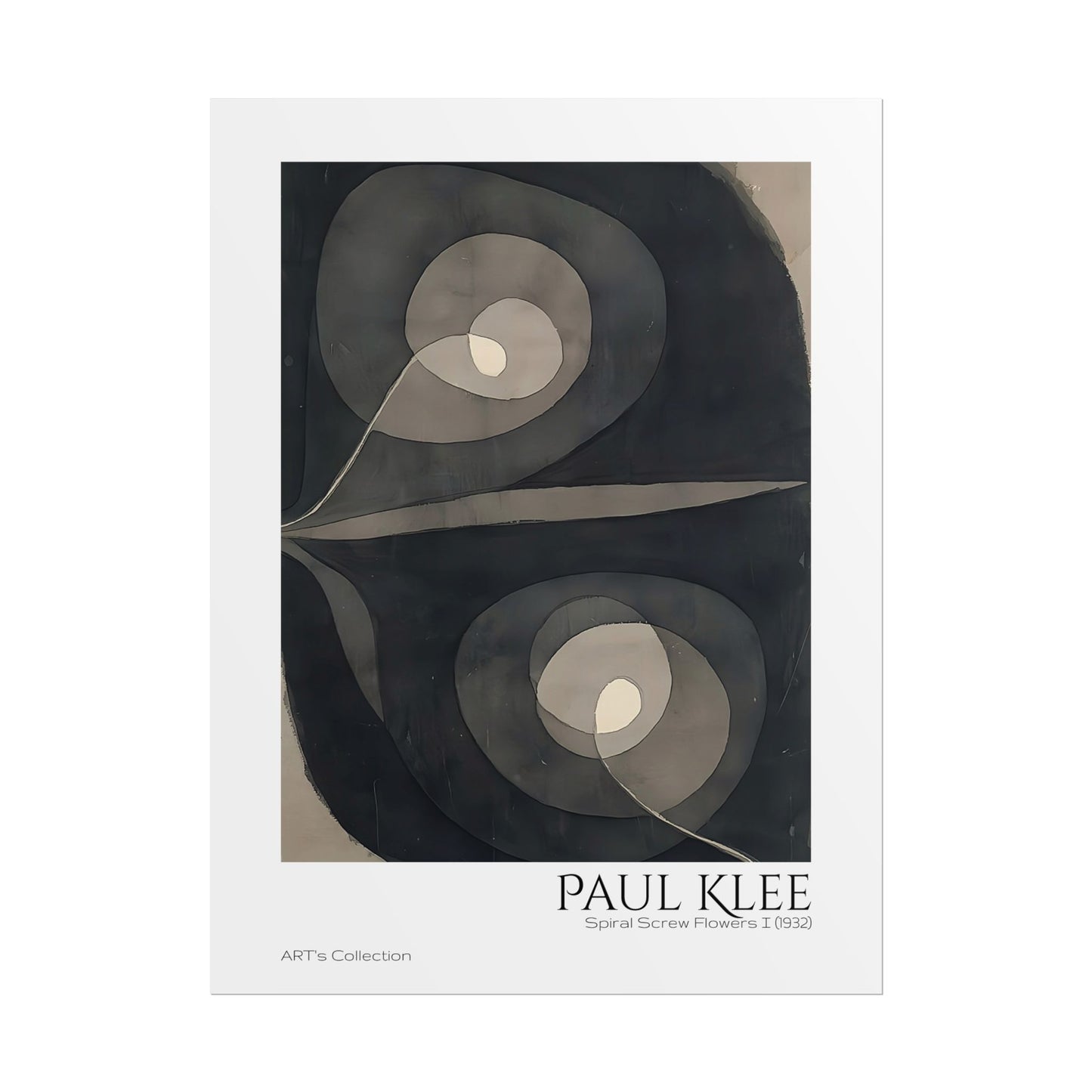 Spiral Screw Flowers I (1932)  by Paul Klee / Affiche imprimée - Série ART's Collection