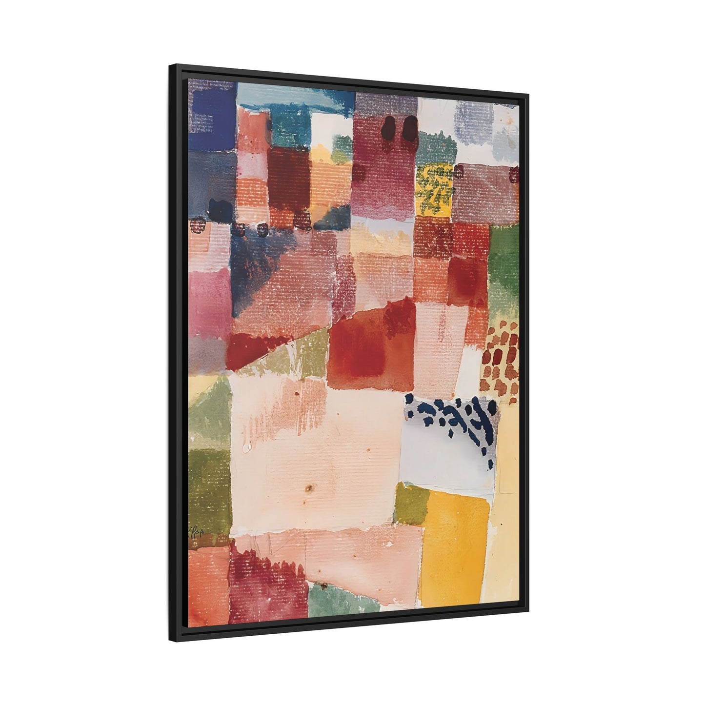 Motif from Hammamet (1914) by Paul Klee / Toile encadrée sur caisse américaine
