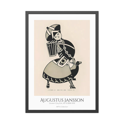 Queen City Ink, Ad. 15 (1890-1913) by Augustus Jansson  / Affiche Encadrée série ART's Collection