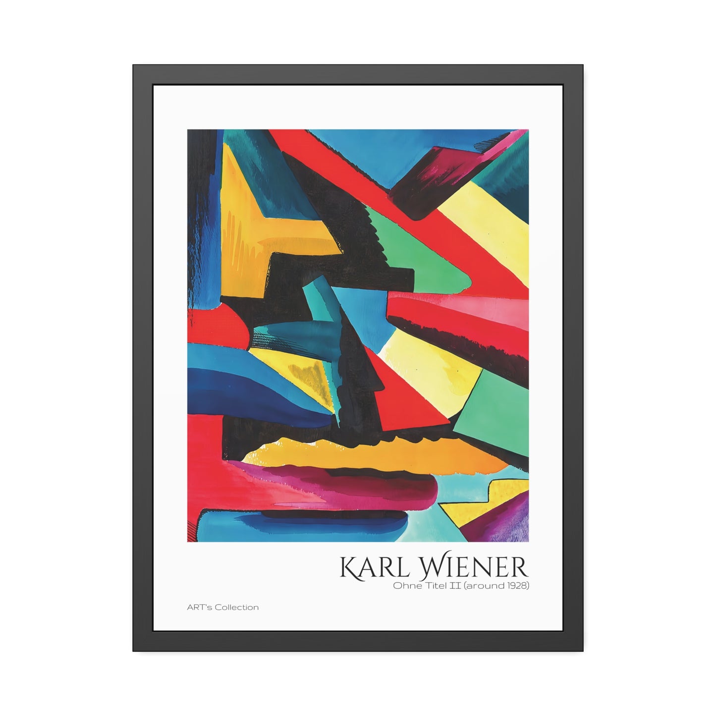 Ohne Titel II (around 1928) by Karl Wiener / Affiche Encadrée série ART's Collection