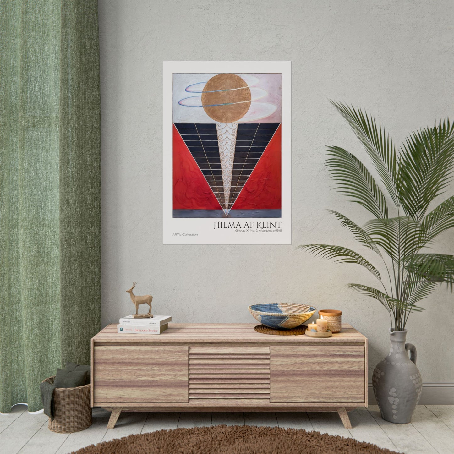 Group X No 2 Altarpiece (1915) by Hilma af Klint  / Affiche imprimée - Série ART's Collection