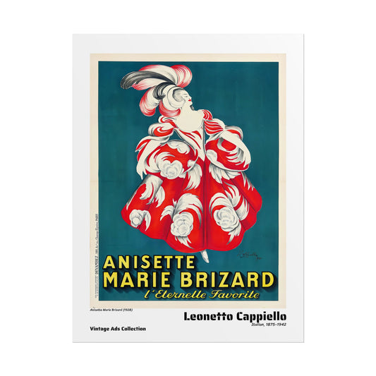 Anisette Marie Brizard (1928) by Leonetto Cappiello / Affiche imprimée - Série Vintage Ads Collection
