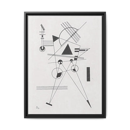 Wassily Kandinsky / Lithographie No. 1 (1925) / Toile encadrée sur caisse américaine