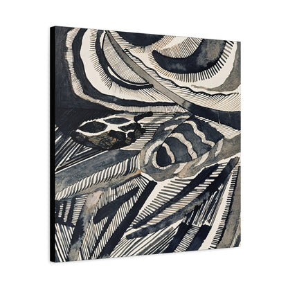Landschaft (1918)  by Otto Freundlich  / Reproduction Fine Art sur Toile / Epaisseur 3.2 cm - 1.25 inch