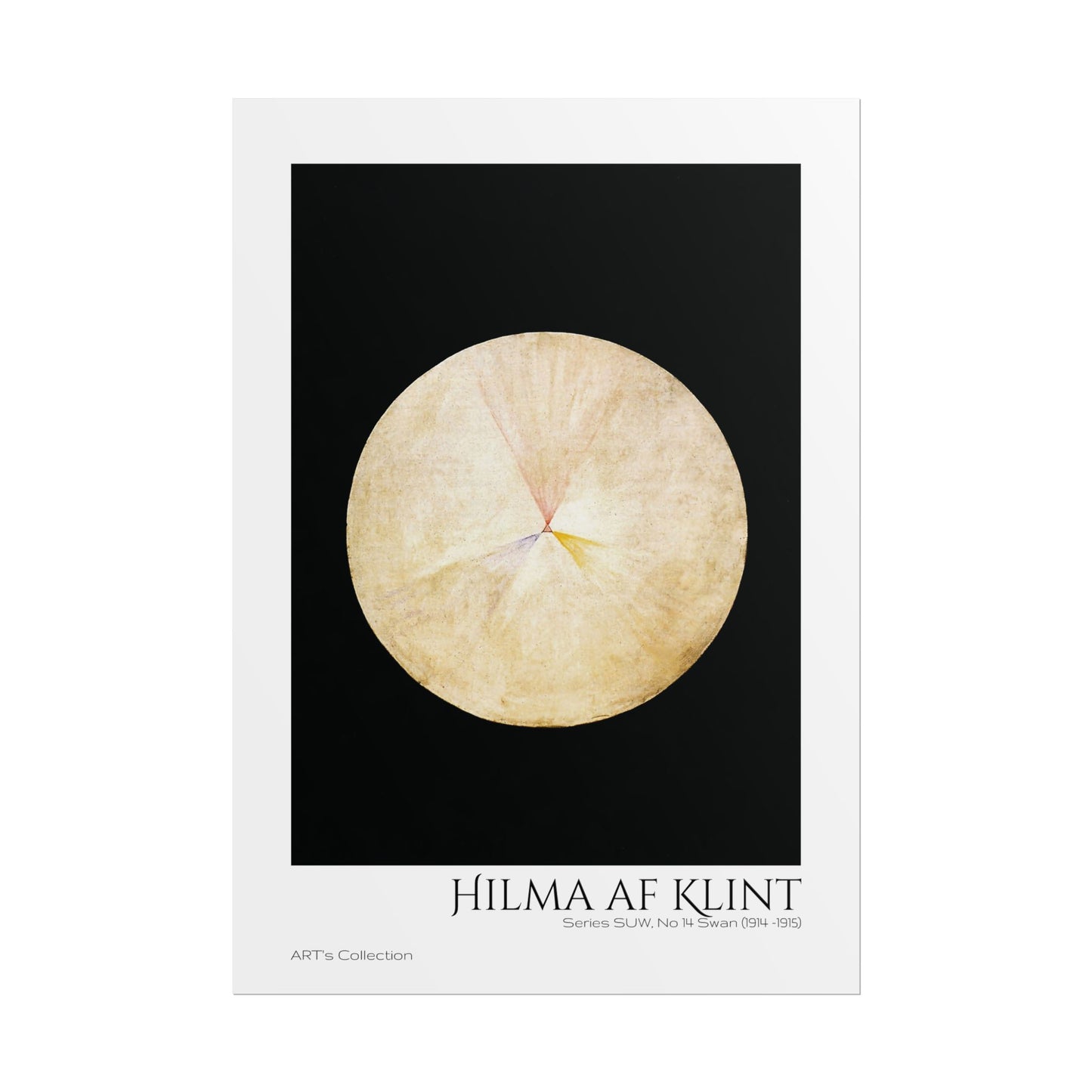 Series SUW, No 14 Swan (1914 -1915) by Hilma af Klint  / Affiche imprimée - Série ART's Collection
