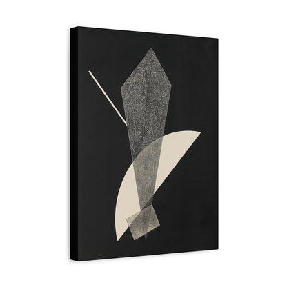 Konstruktion V (1923) by László Moholy-Nagy  / Reproduction Fine Art sur Toile /  Epaisseur 3.2 cm - 1.25 inch