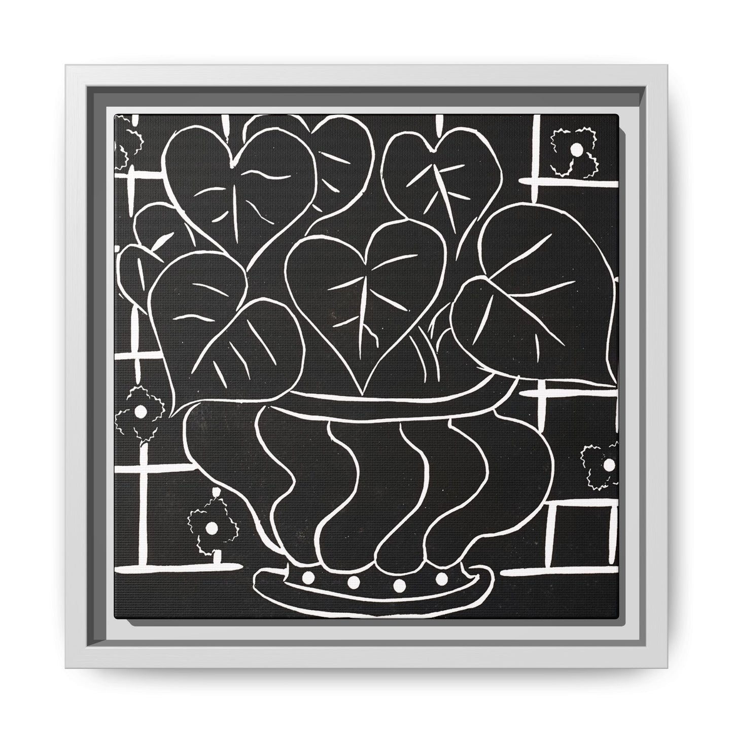 Corbeille de bégonias I (1938) by Henri Matisse / Toile encadrée sur caisse américaine