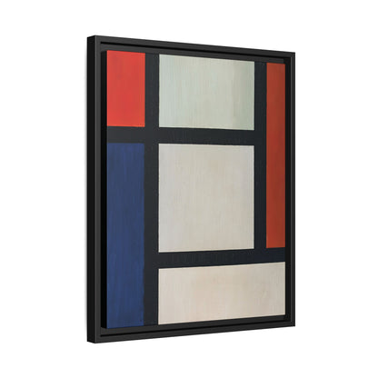 Contra-Composition (1927-28) by Theo van Doesburg  / Toile encadrée sur caisse américaine