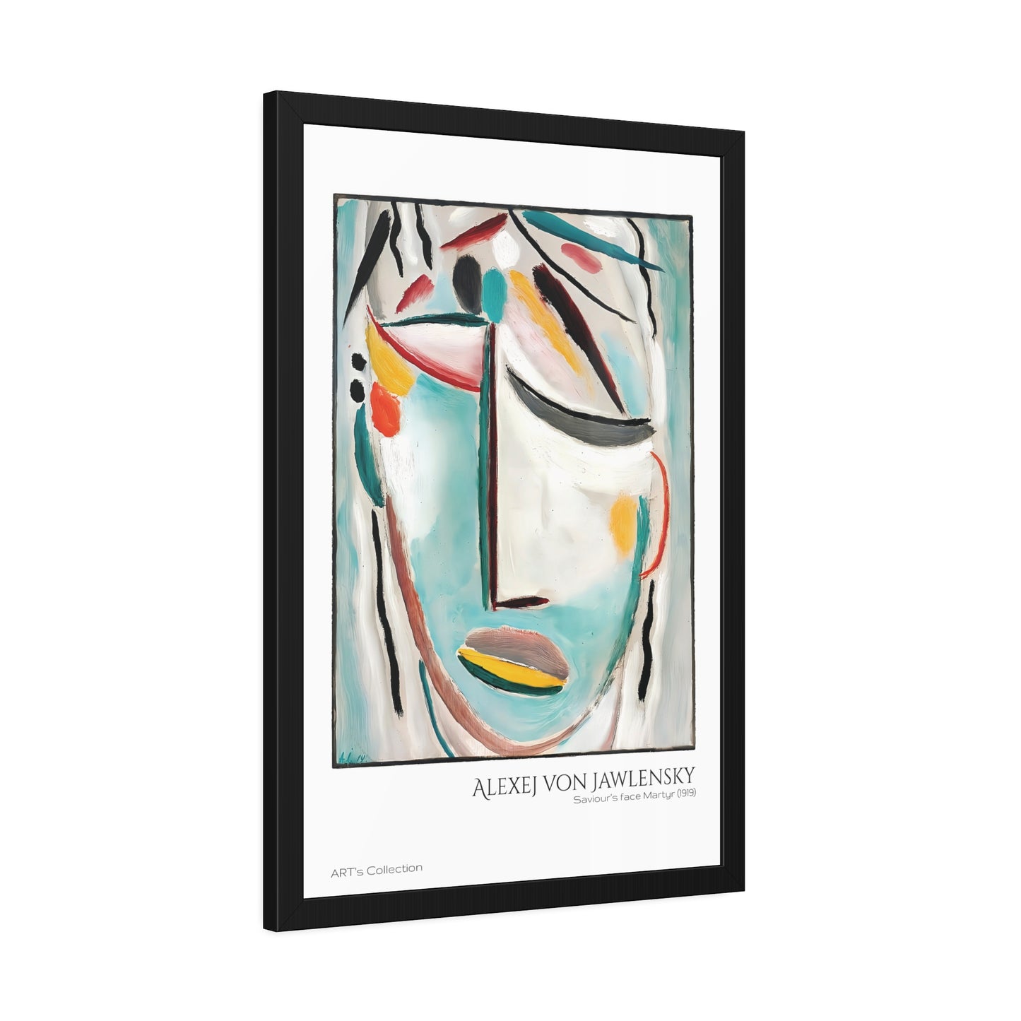 Saviour's face Martyr (1919) by Alexej von Jawlensky  / Affiche Encadrée série ART's Collection