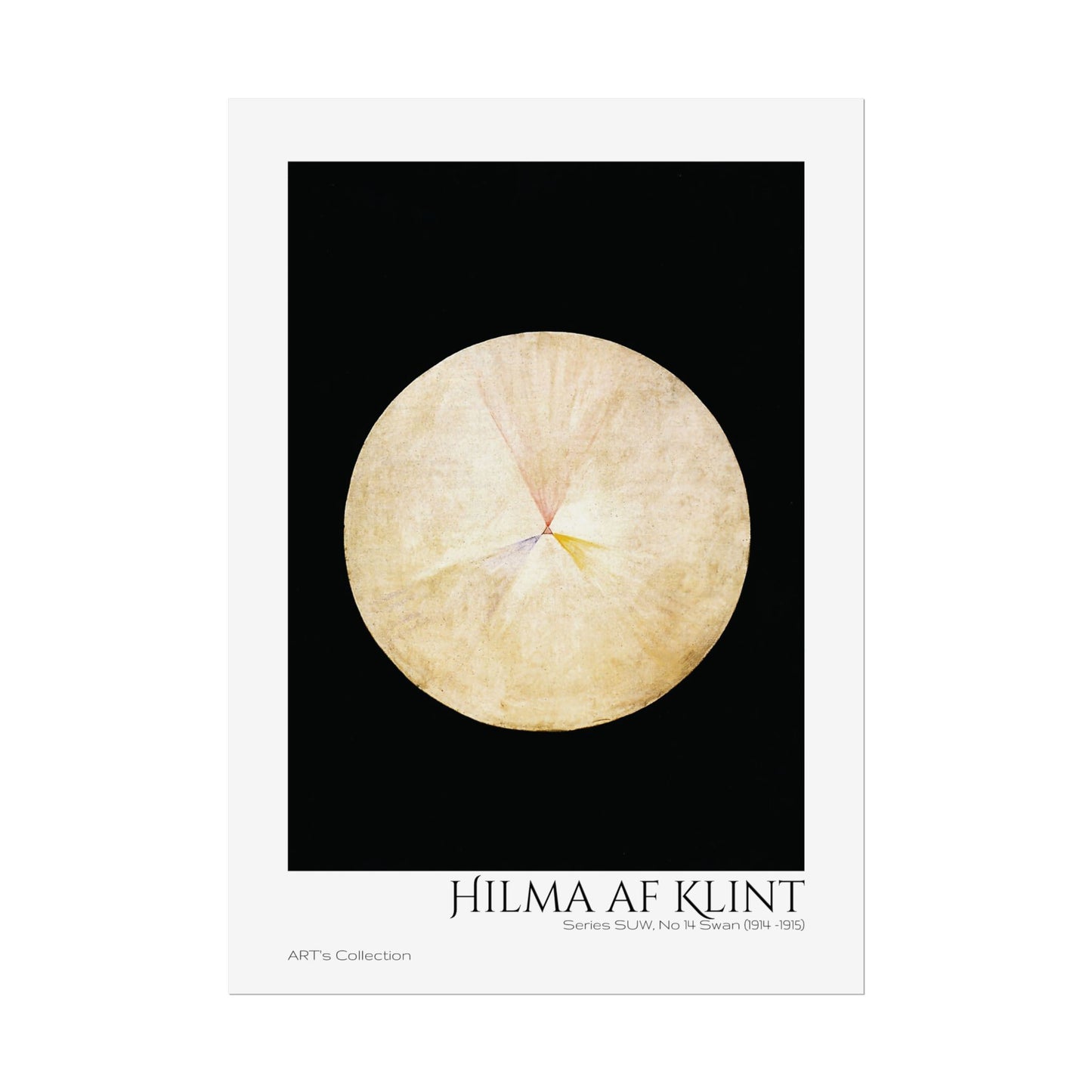 Series SUW, No 14 Swan (1914 -1915) by Hilma af Klint  / Affiche imprimée - Série ART's Collection