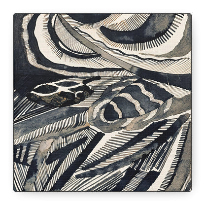 Landschaft (1918)  by Otto Freundlich  / Reproduction Fine Art sur Toile / Epaisseur 3.2 cm - 1.25 inch