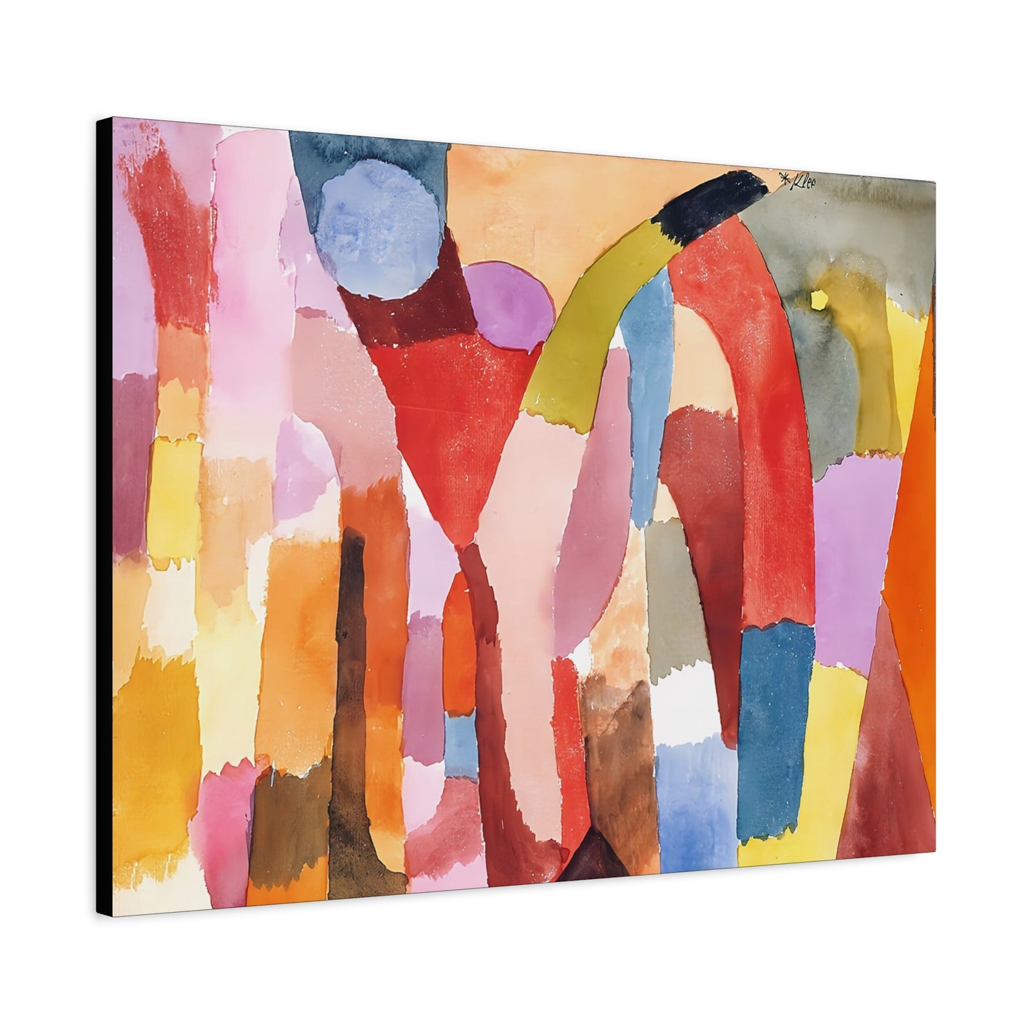 Movement of Vaulted Chambers (1915) by Paul Klee   / Reproduction Fine Art sur Toile / Epaisseur 3,2cm - 1'25 po