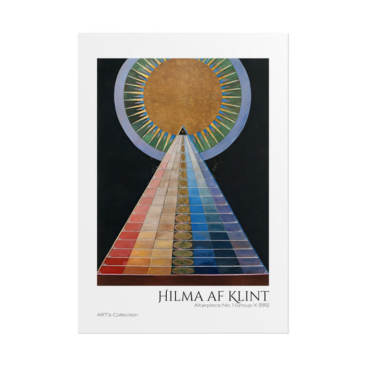 Altarpiece No. 1 Group X (1915) by Hilma af Klint  / Affiche imprimée - Série ART's Collection