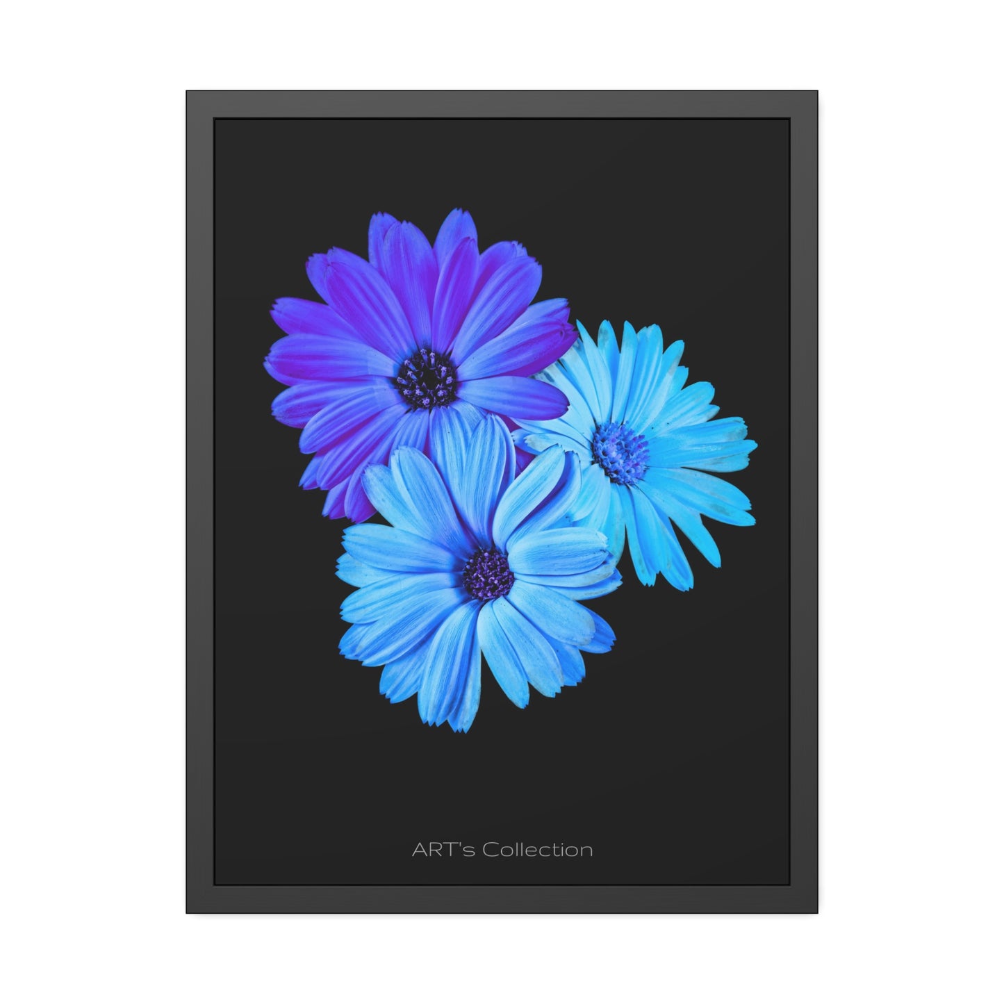 Collection Signature "FLORAL Numéro 2" sur Affiche Encadrée série ART's Collection