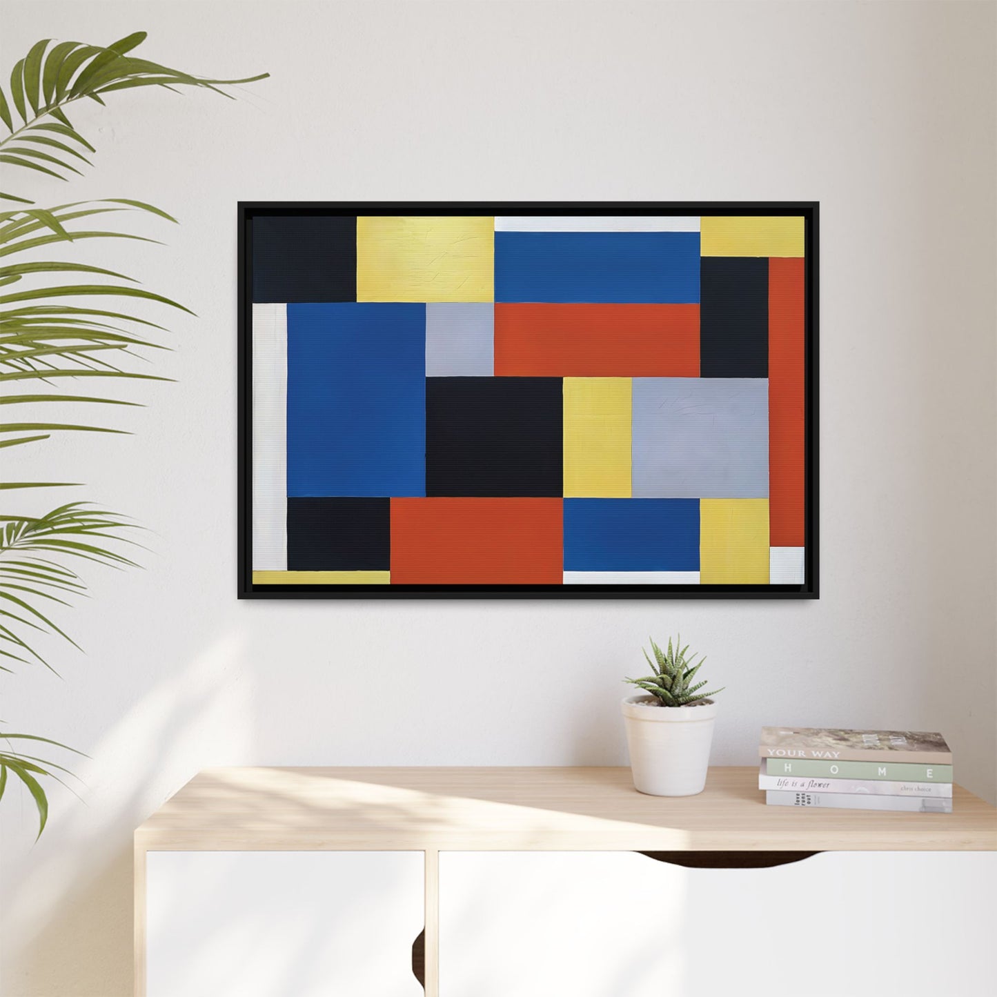 Composition XX 1920 by Theo van Doesburg  / Toile encadrée sur caisse américaine