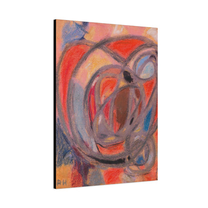 Komposition Rund- und Ovalformen (Ca. 1930) by Adolf Hölzel / Reproduction Fine Art sur Toile /  Epaisseur 3.2 cm - 1.25 inch