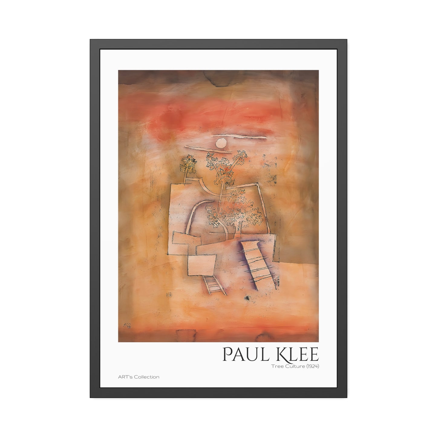 Tree Culture (1924) by Paul Klee / Affiche Encadrée série ART's Collection