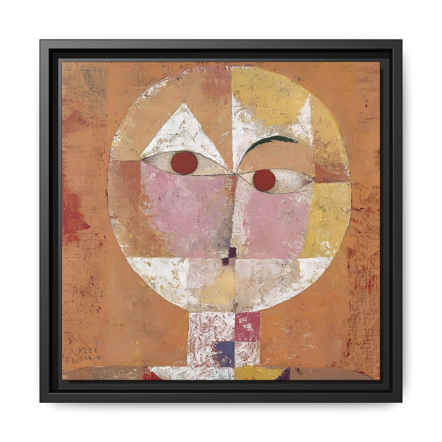 Senecio - Soon to be Aged (1922) by Paul Klee  / Toile encadrée sur caisse américaine