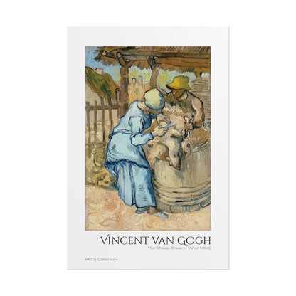 The Sheep-Shearer (After Millet) by Vincent van Gogh / Affiche imprimée - Série ART's Collection