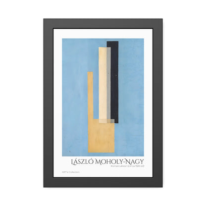 Konstruktion (circa 1920-22) by László Moholy-Nagy  / Affiche Encadrée série ART's Collection