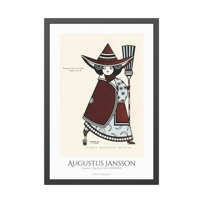 Queen City Ink, Ad. 13 (1890-1913) by Augustus Jansson  / Affiche Encadrée série ART's Collection