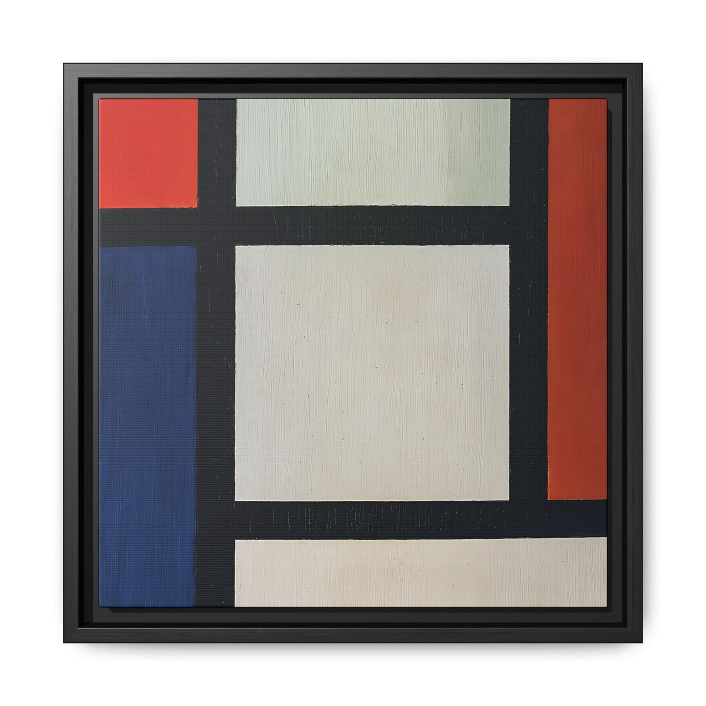 Contra-Composition (1927-28) by Theo van Doesburg  / Toile encadrée sur caisse américaine