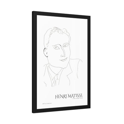 Louis Aragon (1943) by Henri Matisse / Affiche Encadrée série ART's Collection