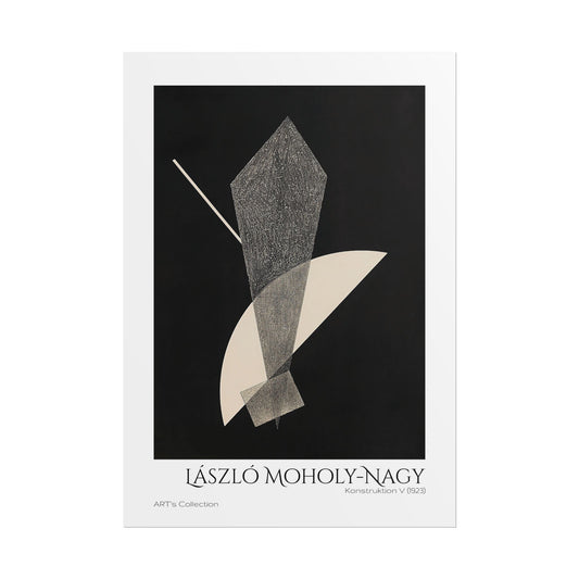 Konstruktion V (1923) by László Moholy-Nagy / Affiche imprimée - Série ART's Collection