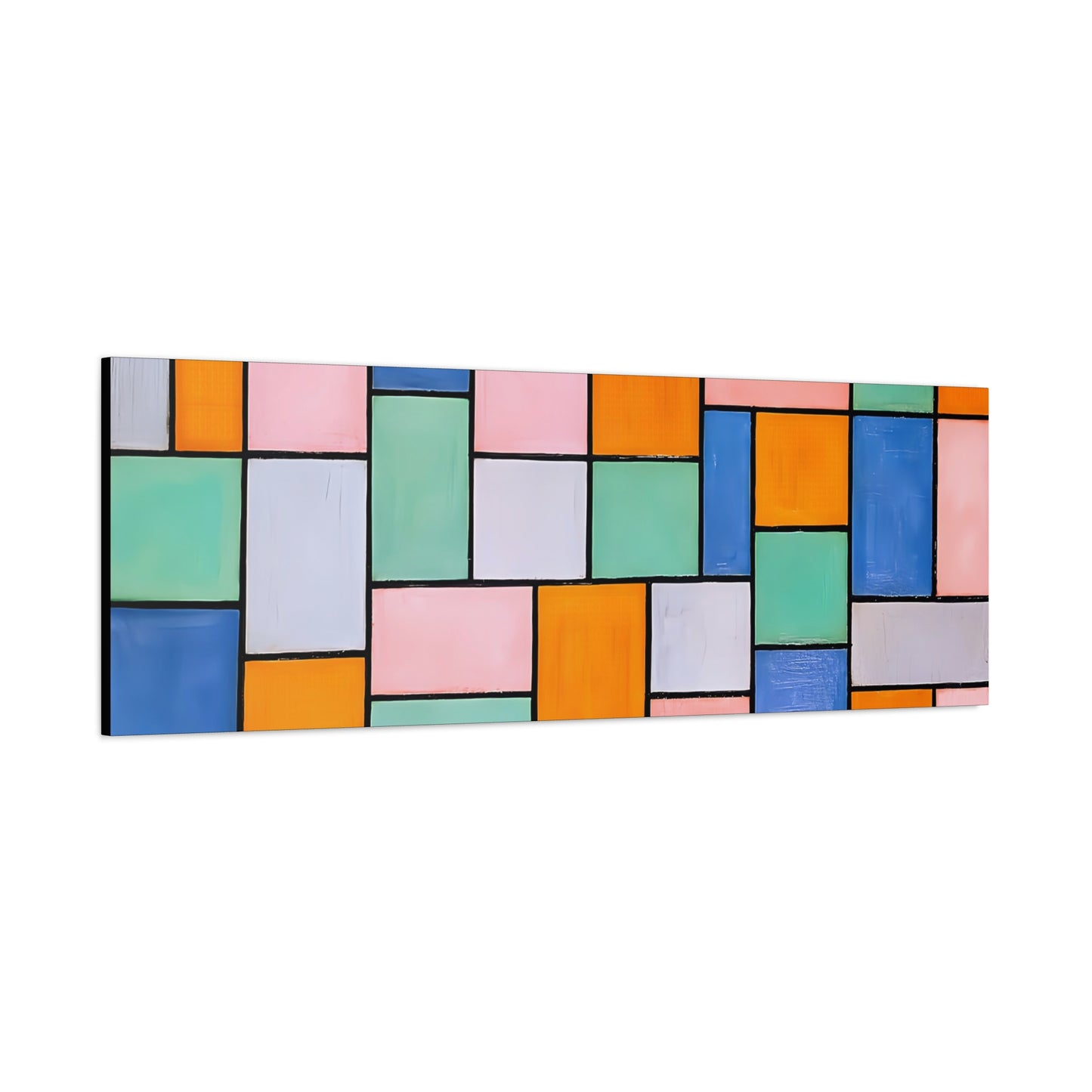 Composition in dissonances (1919) by Theo van Doesburg  / Reproduction Fine Art sur Toile / Epaisseur 3.2 cm - 1.25 inch