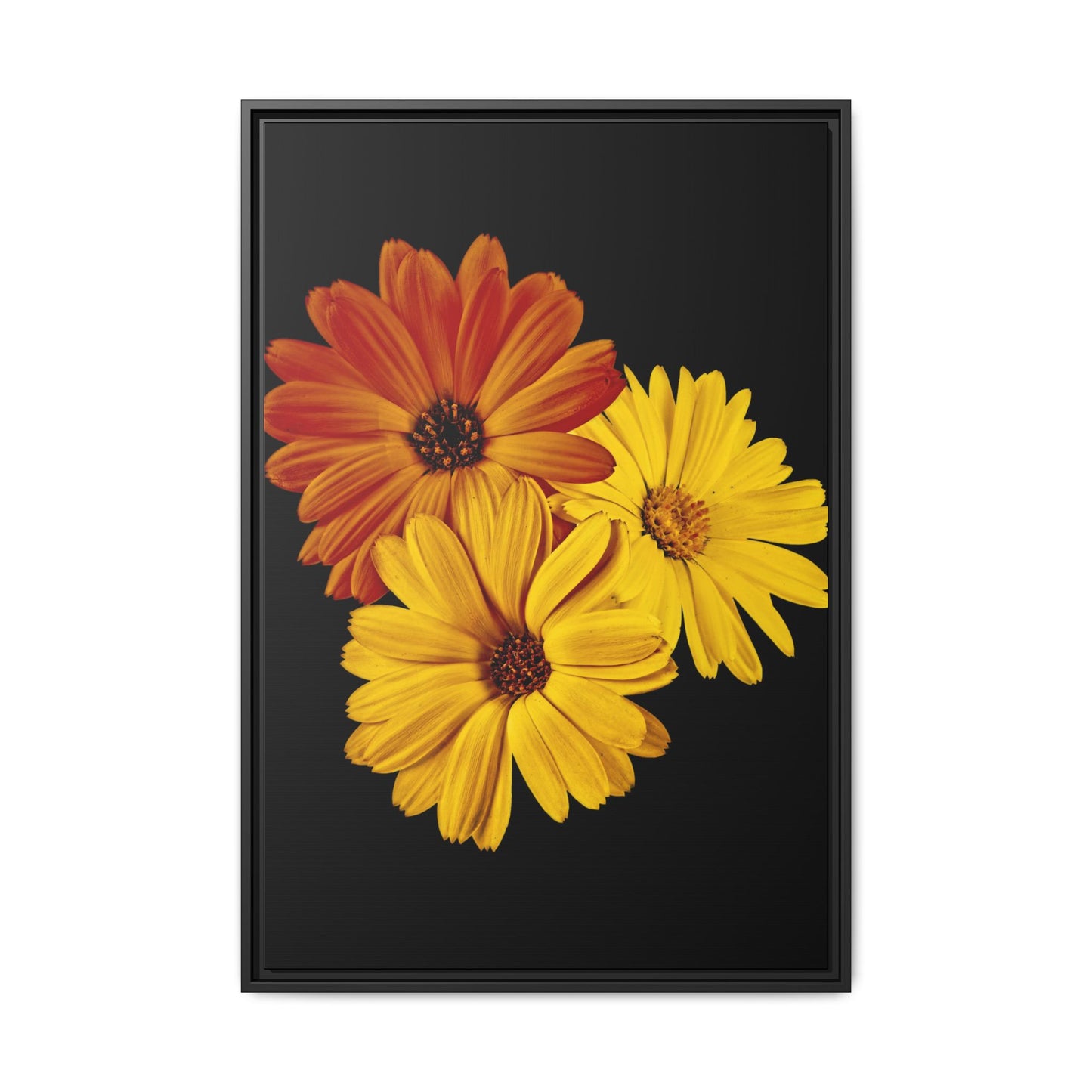 Collection Signature "FLORAL Numéro 4" sur Toile encadrée avec caisse américaine