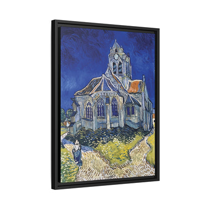 The Church in Auvers-sur-Oise, View from the Chevet (1890) by Vincent van Gogh / Toile encadrée sur caisse américaine