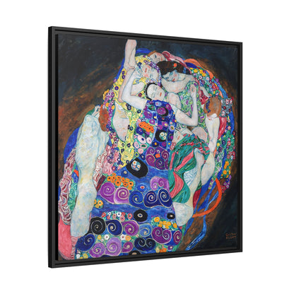 The Maiden (1913) by Gustav Klimt / Toile encadrée sur caisse américaine
