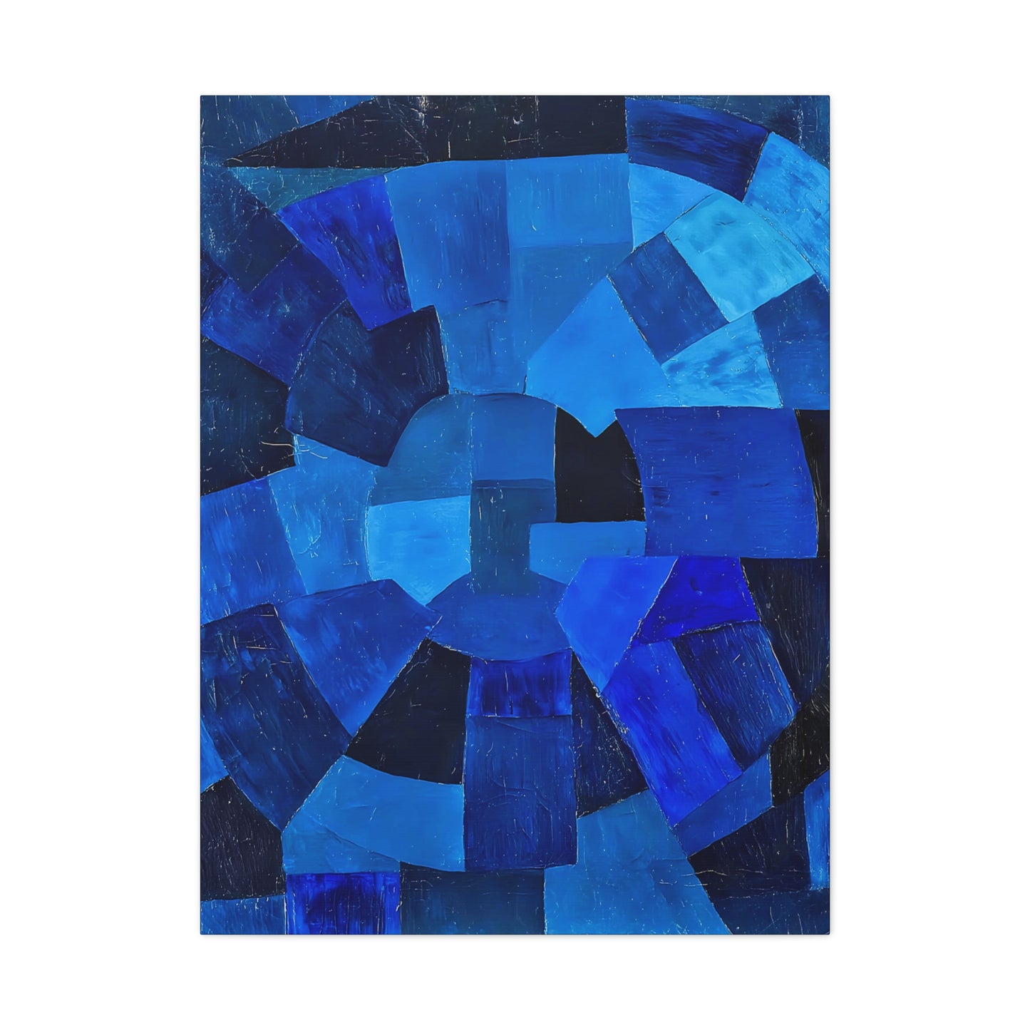 Komposition in Blau (1931) by Otto Freundlich  / Reproduction Fine Art sur Toile / Epaisseur 3,2cm - 1'25 po