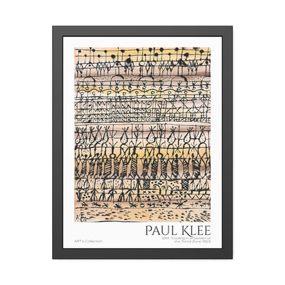 ERA. Cooling in a Garden of the Torrid Zone (1923) by Paul Klee / Affiche Encadrée série ART's Collection
