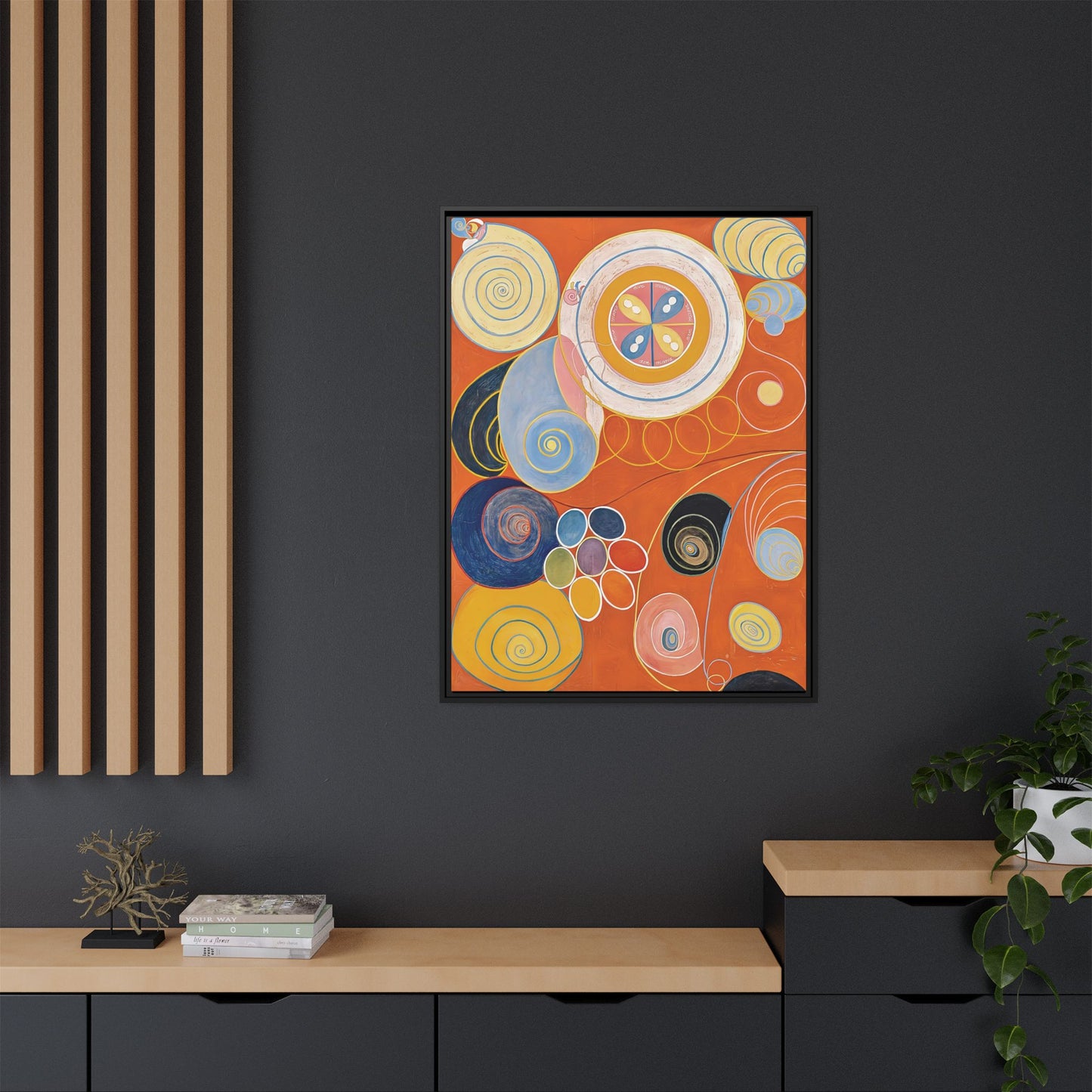 Group IV, No. 3. The Ten Largest, Youth (1907 by Hilma af Klint   / Toile encadrée sur caisse américaine